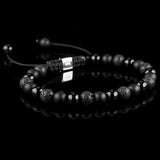 Triple Black Macramé Bracelet
