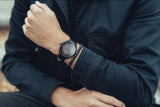 Triple Black Macramé Bracelet - Premium Mens Bead Bracelet - Lukze